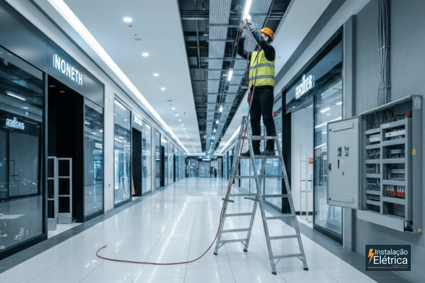 Instalação Elétrica Comercial e Shoppings