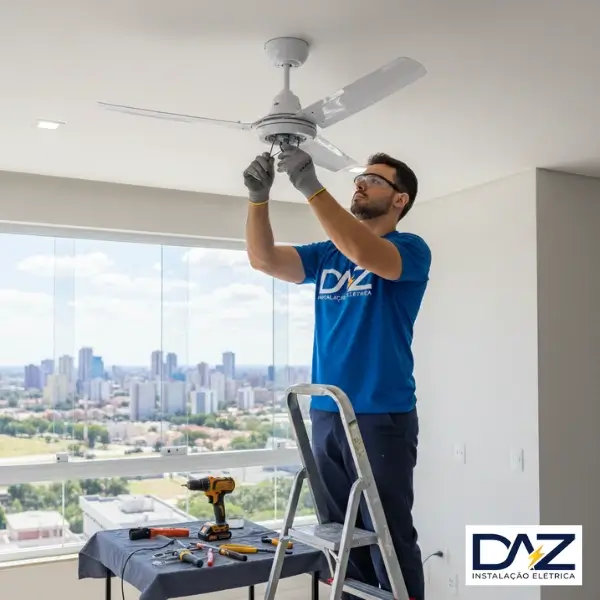 instalação de ventilador de teto em curitiba